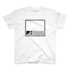 kazenohitoshの三角四角　クロ Regular Fit T-Shirt