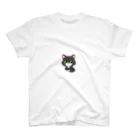 にゃんたれのグレーマーブル・ハチワレ仔猫コレクション Regular Fit T-Shirt