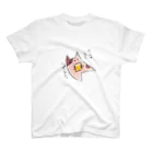 sakenekomamenのさけねこビール スタンダードTシャツ