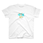 てきとうの驚いている魚猫 スタンダードTシャツ