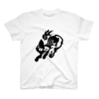 黒猫の鍵尻尾のBanG Cat Regular Fit T-Shirt