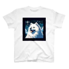 あにどっとの白い犬のドット絵 Regular Fit T-Shirt