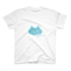 にゃーの店のNYAロゴ　魚の骨付き スタンダードTシャツ