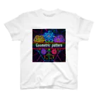 HirockDesignJapanの花の幾何学模様　Geometic pattern flower スタンダードTシャツ