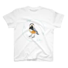 やちよ｜リアル鳥イラストのヤマガラさん スタンダードTシャツ