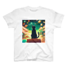 jiteanの宇宙のすべてを知ってしまった猫 Regular Fit T-Shirt