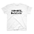 monotedcmのものてダーツ会ロゴ（黒） スタンダードTシャツ