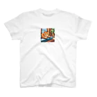 koba777のドット絵スナドリネコ Regular Fit T-Shirt