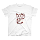 Lin Designのしかくい招き猫 スタンダードTシャツ