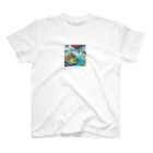 G7のショップの 幻想の浮遊アイランド コレクション（Fantastical Levitating Islands Collection） スタンダードTシャツ