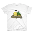 chicodeza by suzuriのすっぽんと緑亀 Regular Fit T-Shirt