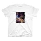 実家のうさぎの宇宙猫ミルク スタンダードTシャツ