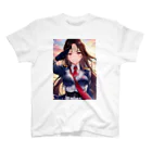 セブンスターイラストショップの女性自衛官のおしごと スタンダードTシャツ