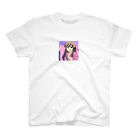 yRのささやく女の子 スタンダードTシャツ