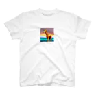 Zep11138のドット絵キリン Regular Fit T-Shirt