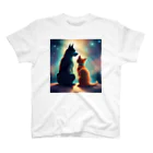 CASPROSTORESのLove Cat & Dog 2 スタンダードTシャツ