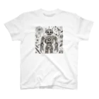 8ball.AI.artのロボット　基盤図 スタンダードTシャツ