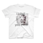 FRENCHIEのI LOVE...CAKE?But you more スタンダードTシャツ