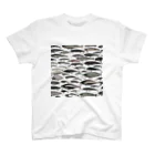 No Fishing No Life のルアーコレクション3ルアー スタンダードTシャツ