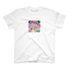 千裕アトリエ（いつもありがとう）の花火のアート スタンダードTシャツ