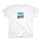 keita-sawadaのドット　カーライル湖 Regular Fit T-Shirt