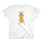 ONI Designの骨ブラ柴犬 スタンダードTシャツ