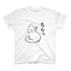 KUTSUYAのチラチラするチンチラ スタンダードTシャツ