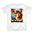 Pixel Questのドラゴンブレイズナイトティー Regular Fit T-Shirt