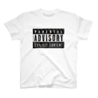 ZAIKAのぷっくり Parental Advisory スタンダードTシャツ