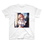 yo-yo-yoの美少女 スタンダードTシャツ