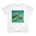 No Fishing No Life の釣り　LEGO？ スタンダードTシャツ