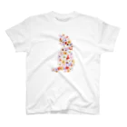 白桃のflower2 Regular Fit T-Shirt