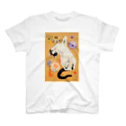 おちょぴの手鞠と猫 い Regular Fit T-Shirt