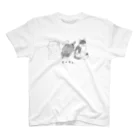 ハマダ豆丸:mmmrのねこちゃんファム(リアル)名入 スタンダードTシャツ