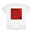 HAYATO-Tのダマスク　赤　ゴスロリ　アート スタンダードTシャツ