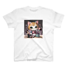 acisoneartの猫のメイクアップアーティスト Regular Fit T-Shirt