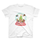 GLOBEのトナカイと愉快な動物たちのクリスマススノードーム Regular Fit T-Shirt