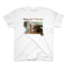 コルクアートテラス　Cork-Art-Terraceのネコさんとシマリスさんのコルク人形のTシャツ Regular Fit T-Shirt
