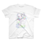 pomekopomepomeのふわふわちゃん スタンダードTシャツ