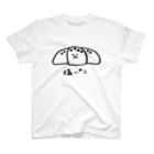 🍑の塩パンくん(モノトーン) スタンダードTシャツ