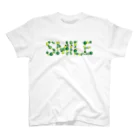 junichi-goodsのバルーン文字「SMILE」（緑色系） スタンダードTシャツ