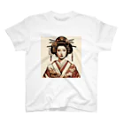 Emerald Canopyの和の粋を纏う、優美な姿Elegance in tradition, a vision of grace. スタンダードTシャツ