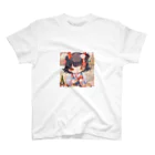 rina-suzuの新春の可愛い女の子 スタンダードTシャツ