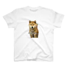 TuBOMiの#柴犬を崇めよ うちのアイドル スタンダードTシャツ