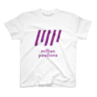 MillionPavilionsRecordsのMPRロゴ（パープル） スタンダードTシャツ