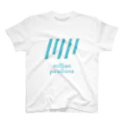 MillionPavilionsRecordsのMPRロゴ（ブルー） スタンダードTシャツ