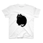 Umematsuのたたずむ黒猫 Regular Fit T-Shirt