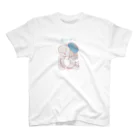 便箋と絆創膏のサメクラゲちゃん (冷めザメ) スタンダードTシャツ