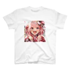 ぶーたんの振袖の花咲く瞬間 スタンダードTシャツ