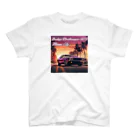 ｱｰﾄｷﾞｬﾗﾘｰ こっそり堂 (笑のDodge Challenger 1972 Miami cityモンスターマシーン スタンダードTシャツ